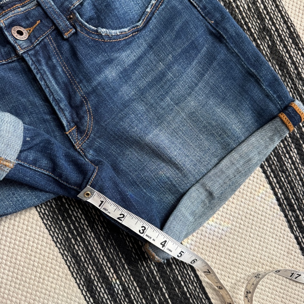 Lucky Brand Women's Dark Wash The Roll UP Jeans Summer Short Size 2/26 - Picture 10 of 12